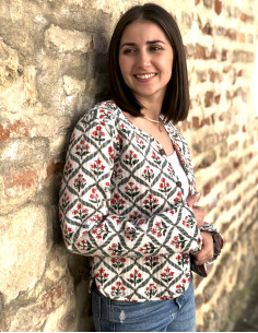 Chaqueta algodon reversible... 2