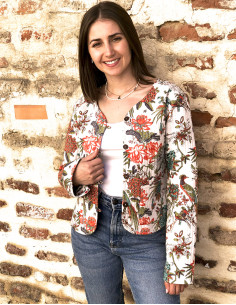 Chaqueta algodon reversible...