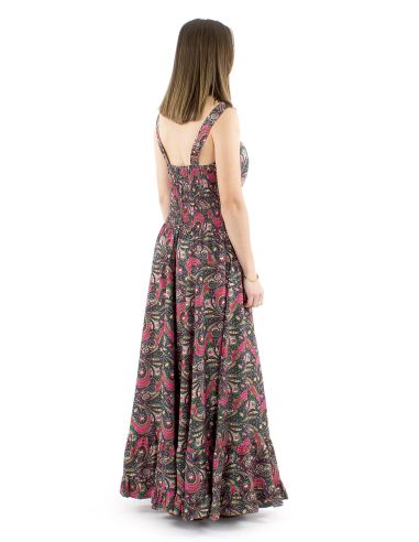Vestido poliester princesa largo sari