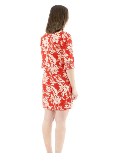 Vestido tunica algodonestampado althea