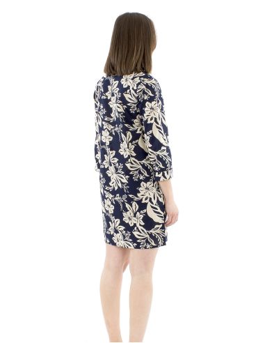 Vestido tunica algodonestampado althea