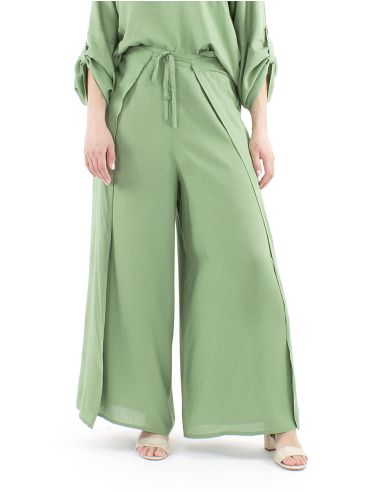 Pantalon viscosa liso pareo 98cm