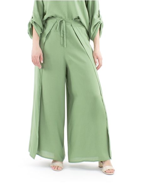 Pantalon viscosa liso pareo 98cm