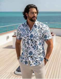 Camisa de hombre de algodón...
