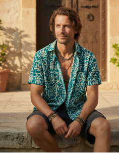 Camisa de hombre de algodón...
