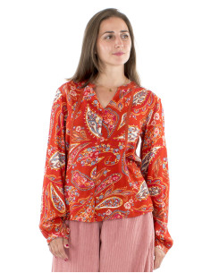 Blusa viscosa mangas largas... 2