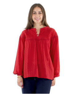 Blusa gasa algodon doblada 2