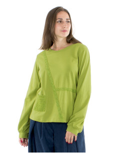 Camiseta algodon mangas...
