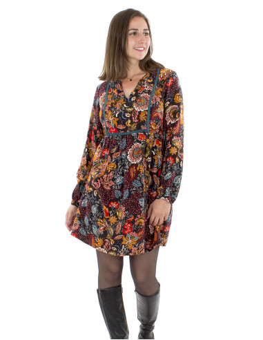 Tunica viscosa twill estampado florindie