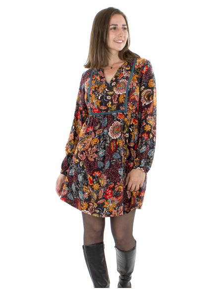 Tunica viscosa twill estampado florindie