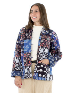 Chaqueta algodon reversible...