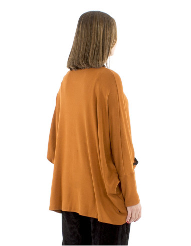 Jersey poncho 65% viscosa 30 % poliester 5%...
