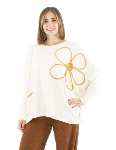Jersey poncho 65% viscosa 30 % poliester 5%...